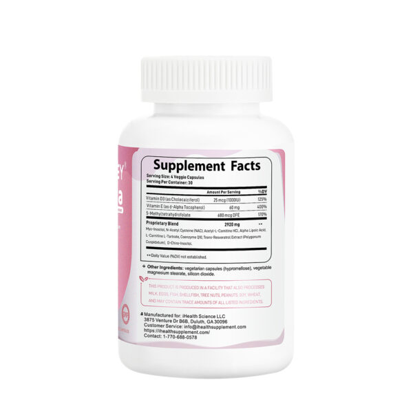 03 PCOSKEY® FERTILOVA for women - Insulin Resistance Formula - 120 Vegan Capsules