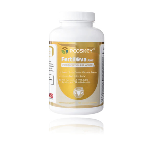 PCOSKEY® FERTILOVA PLUS PRECONCEPTION FOR WOMEN – Fertility improved formula- 180 Capsules