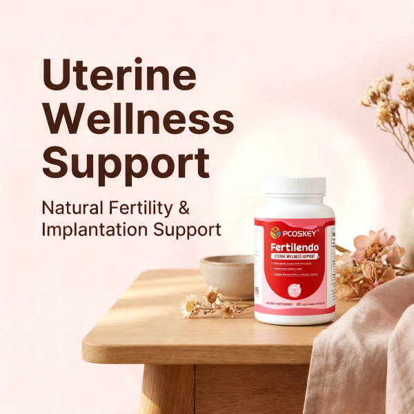 PCOSKEY® Fertilendo– Uterine Health Formula – 60 Vegan capsules