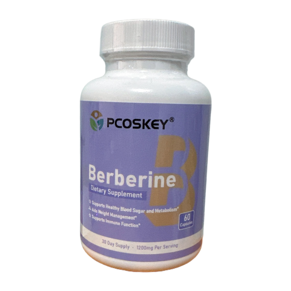 PCOSKEY® Berberine 1200mg- Metabolic Support- 60 capsules